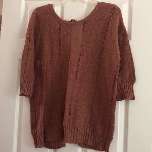 Anthropologie Sweater with Back Ties